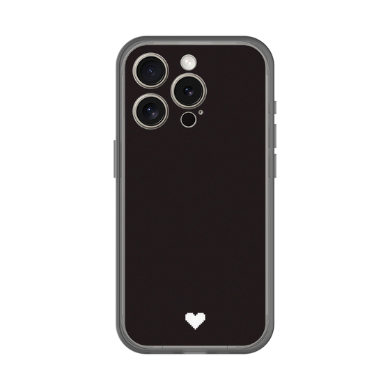Slim Protection Premium Case［ Original - Favorite Color Heart - Black ］