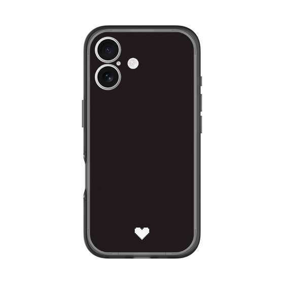 Slim Protection Premium Case［ Original - Favorite Color Heart - Black ］