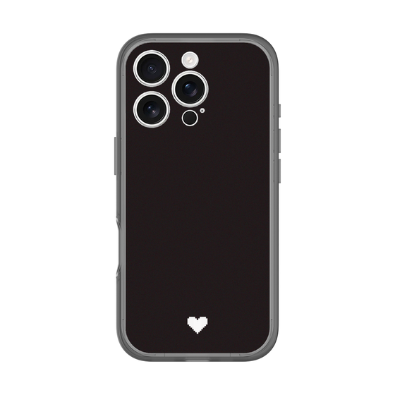 Slim Protection Premium Case［ Original - Favorite Color Heart - Black ］