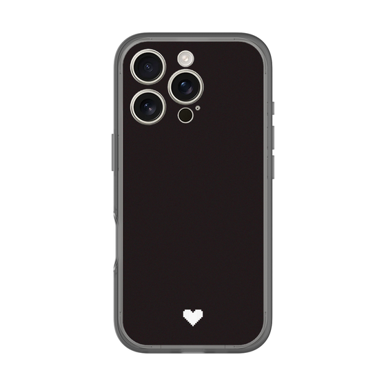 Slim Protection Premium Case［ Original - Favorite Color Heart - Black ］