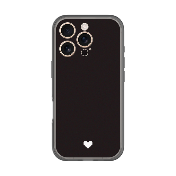 Slim Protection Premium Case［ Original - Favorite Color Heart - Black ］