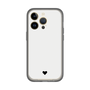 Slim Protection Premium Case［ Original - Favorite Color Heart - White ］
