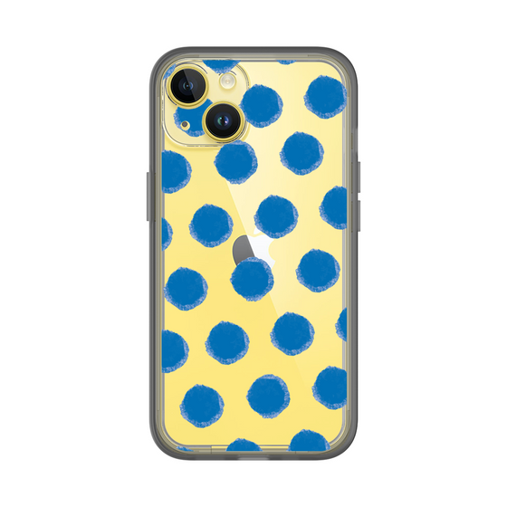 Slim Protection Premium Case［ Original - Favorite Color Polka Dots - Blue ］