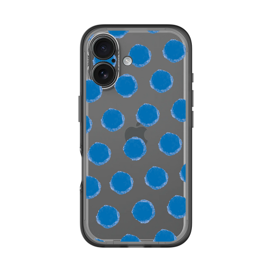Slim Protection Premium Case［ Original - Favorite Color Polka Dots - Blue ］