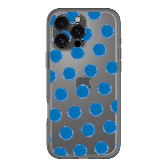 Slim Protection Premium Case［ Original - Favorite Color Polka Dots - Blue ］