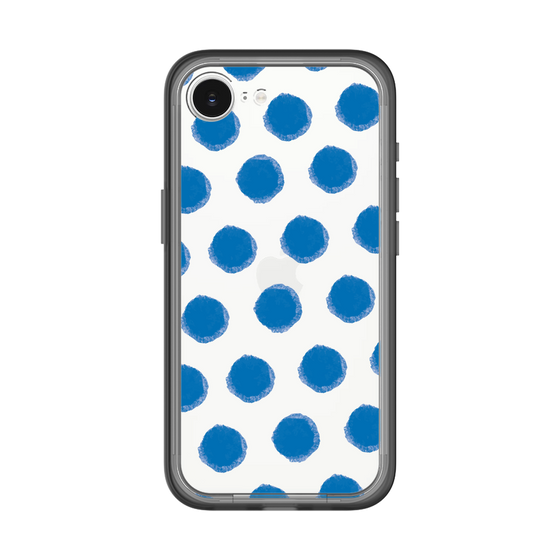 Slim Protection Premium Case［ Original - Favorite Color Polka Dots - Blue ］