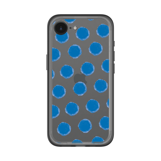 Slim Protection Premium Case［ Original - Favorite Color Polka Dots - Blue ］