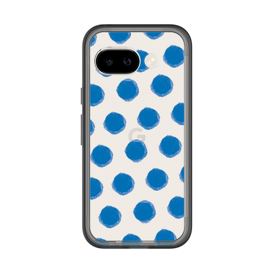 Slim Protection Premium Case［ Original - Favorite Color Polka Dots - Blue ］