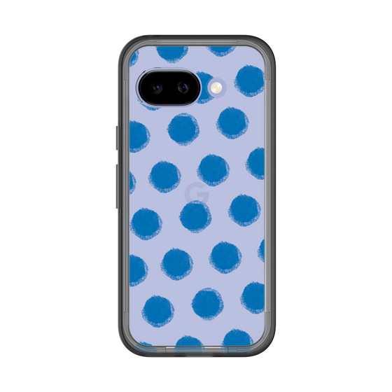 Slim Protection Premium Case［ Original - Favorite Color Polka Dots - Blue ］