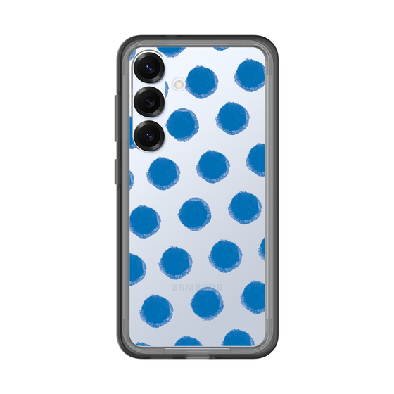 Slim Protection Premium Case［ Original - Favorite Color Polka Dots - Blue ］