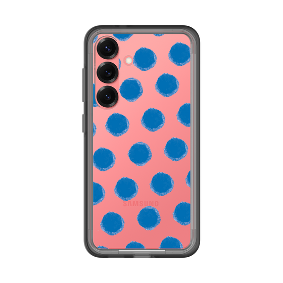 Slim Protection Premium Case［ Original - Favorite Color Polka Dots - Blue ］