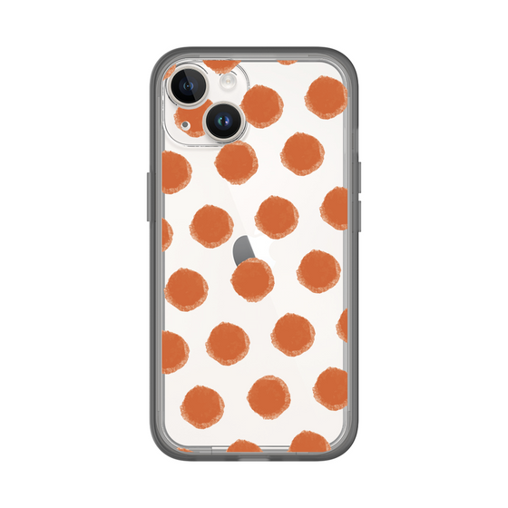 Slim Protection Premium Case［ Original - Favorite Color Polka Dots - Red ］