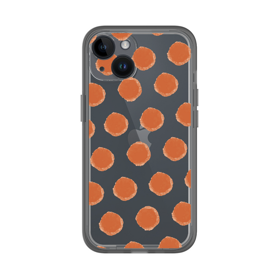 Slim Protection Premium Case［ Original - Favorite Color Polka Dots - Red ］