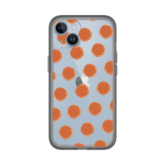 Slim Protection Premium Case［ Original - Favorite Color Polka Dots - Red ］
