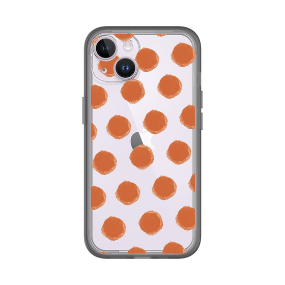 Slim Protection Premium Case［ Original - Favorite Color Polka Dots - Red ］