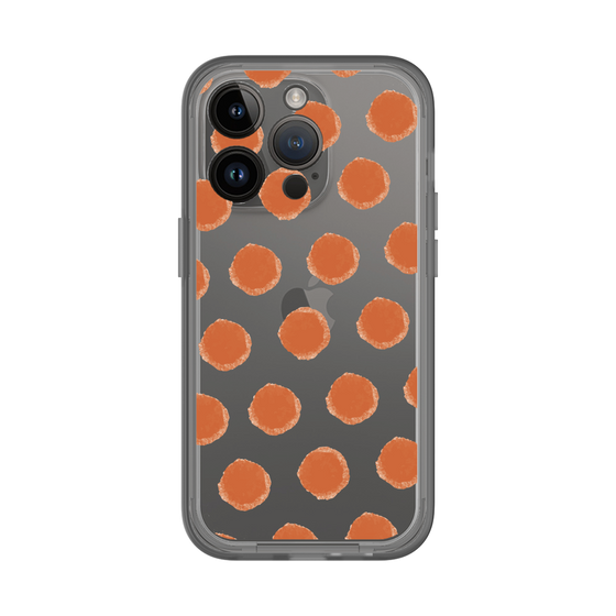 Slim Protection Premium Case［ Original - Favorite Color Polka Dots - Red ］