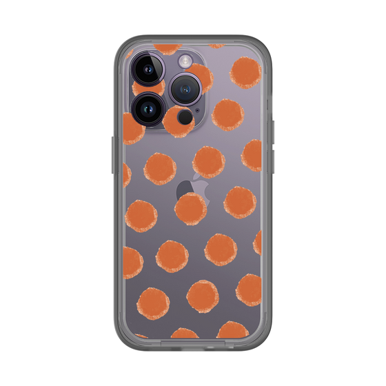 Slim Protection Premium Case［ Original - Favorite Color Polka Dots - Red ］