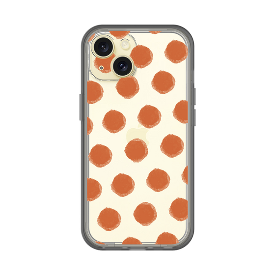 Slim Protection Premium Case［ Original - Favorite Color Polka Dots - Red ］