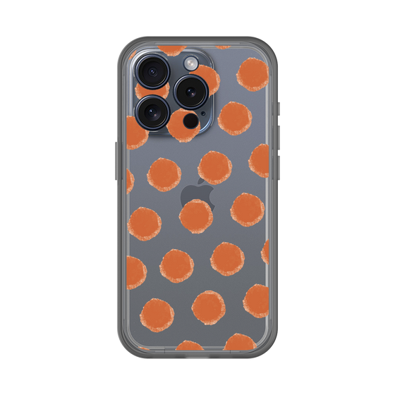 Slim Protection Premium Case［ Original - Favorite Color Polka Dots - Red ］