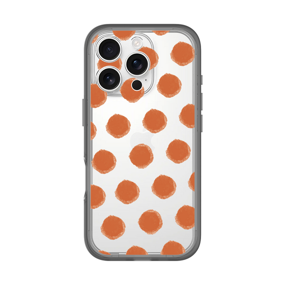 Slim Protection Premium Case［ Original - Favorite Color Polka Dots - Red ］