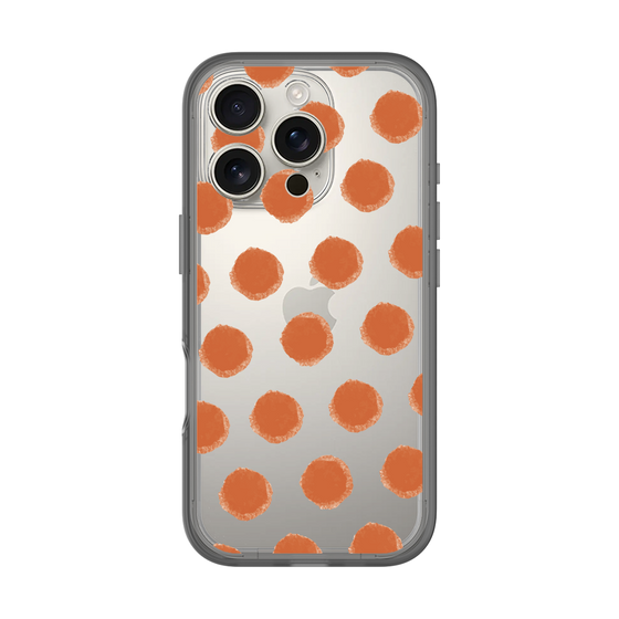 Slim Protection Premium Case［ Original - Favorite Color Polka Dots - Red ］