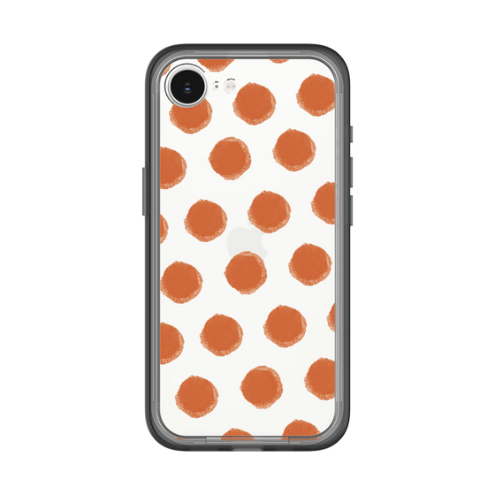 Slim Protection Premium Case［ Original - Favorite Color Polka Dots - Red ］