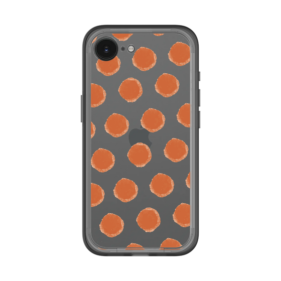 Slim Protection Premium Case［ Original - Favorite Color Polka Dots - Red ］