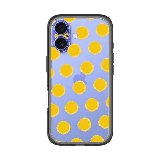 Slim Protection Premium Case［ Original - Favorite Color Polka Dots - Yellow ］