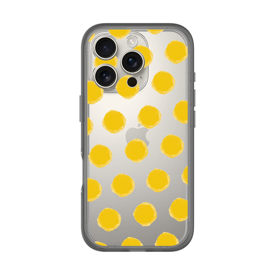 Slim Protection Premium Case［ Original - Favorite Color Polka Dots - Yellow ］