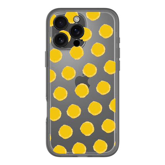 Slim Protection Premium Case［ Original - Favorite Color Polka Dots - Yellow ］