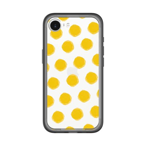 Slim Protection Premium Case［ Original - Favorite Color Polka Dots - Yellow ］