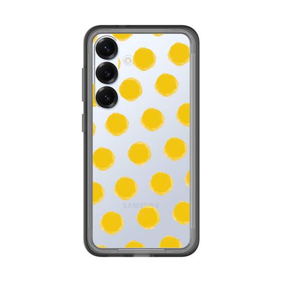 Slim Protection Premium Case［ Original - Favorite Color Polka Dots - Yellow ］