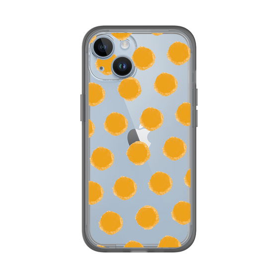 Slim Protection Premium Case［ Original - Favorite Color Polka Dots - Orange ］