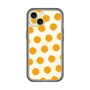 Slim Protection Premium Case［ Original - Favorite Color Polka Dots - Orange ］