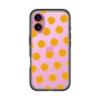 Slim Protection Premium Case［ Original - Favorite Color Polka Dots - Orange ］