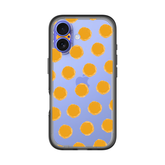 Slim Protection Premium Case［ Original - Favorite Color Polka Dots - Orange ］
