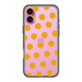 Slim Protection Premium Case［ Original - Favorite Color Polka Dots - Orange ］