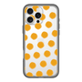 Slim Protection Premium Case［ Original - Favorite Color Polka Dots - Orange ］