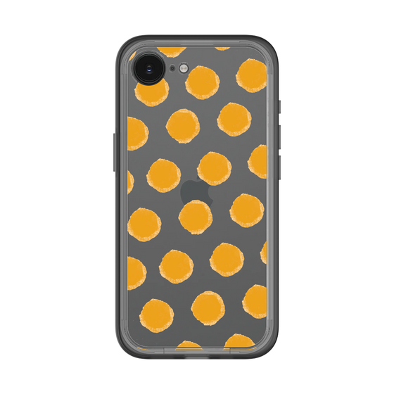 Slim Protection Premium Case［ Original - Favorite Color Polka Dots - Orange ］
