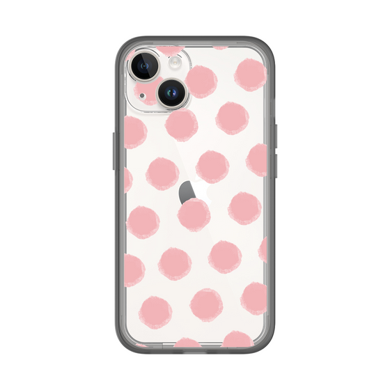 Slim Protection Premium Case［ Original - Favorite Color Polka Dots - Pink ］