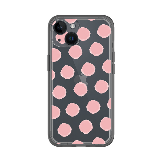 Slim Protection Premium Case［ Original - Favorite Color Polka Dots - Pink ］