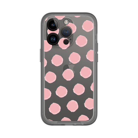 Slim Protection Premium Case［ Original - Favorite Color Polka Dots - Pink ］