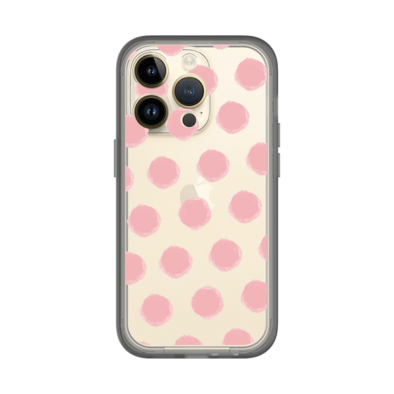 Slim Protection Premium Case［ Original - Favorite Color Polka Dots - Pink ］