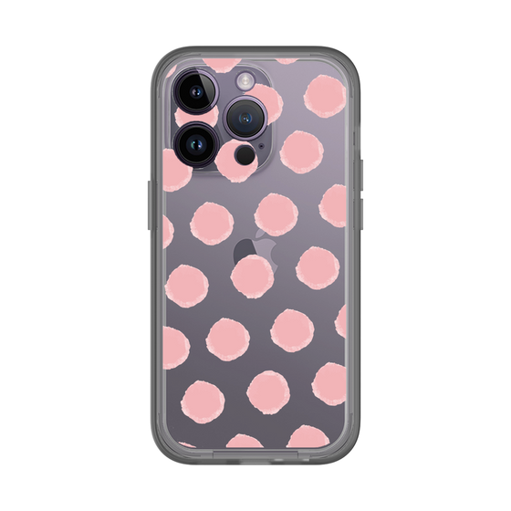 Slim Protection Premium Case［ Original - Favorite Color Polka Dots - Pink ］