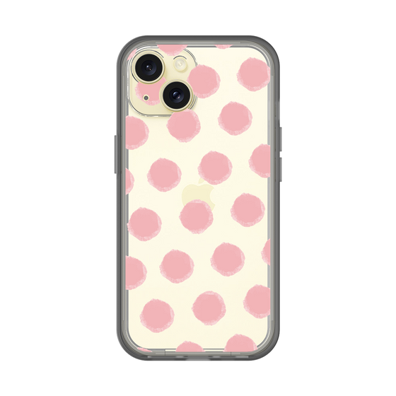 Slim Protection Premium Case［ Original - Favorite Color Polka Dots - Pink ］