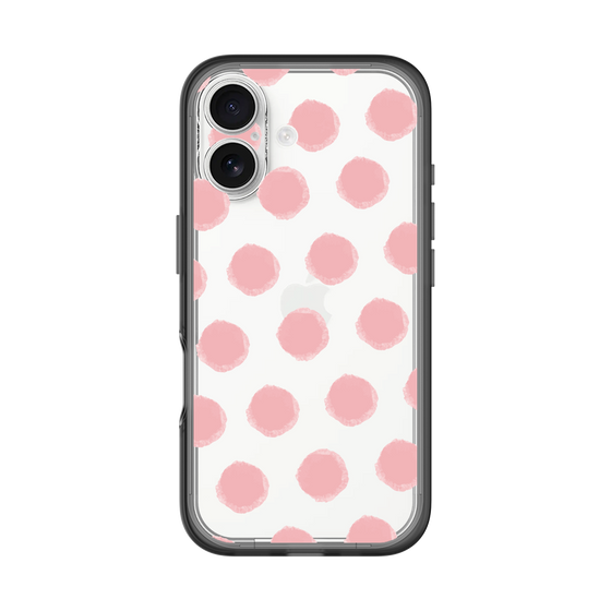 Slim Protection Premium Case［ Original - Favorite Color Polka Dots - Pink ］