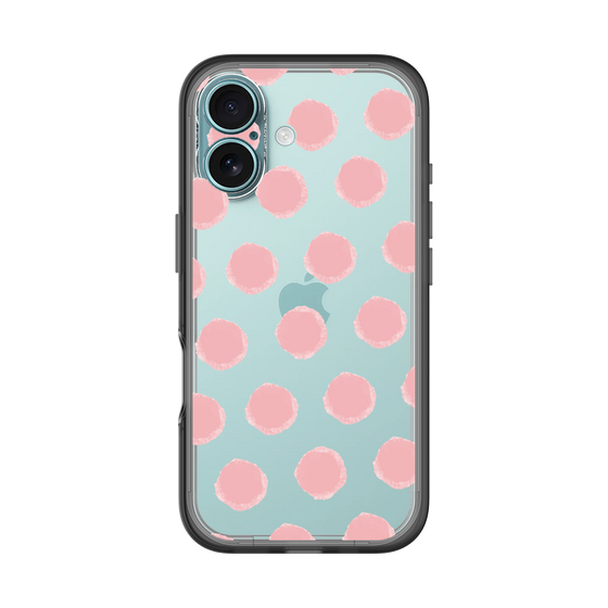 Slim Protection Premium Case［ Original - Favorite Color Polka Dots - Pink ］