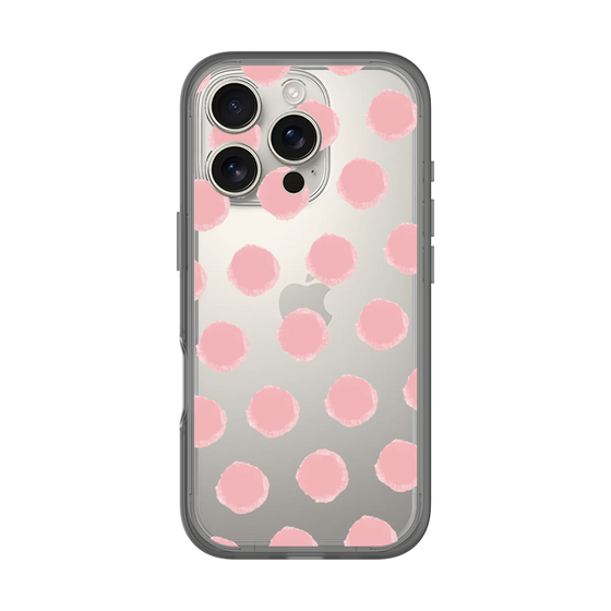 Slim Protection Premium Case［ Original - Favorite Color Polka Dots - Pink ］