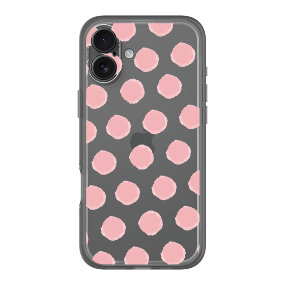 Slim Protection Premium Case［ Original - Favorite Color Polka Dots - Pink ］