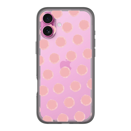 Slim Protection Premium Case［ Original - Favorite Color Polka Dots - Pink ］